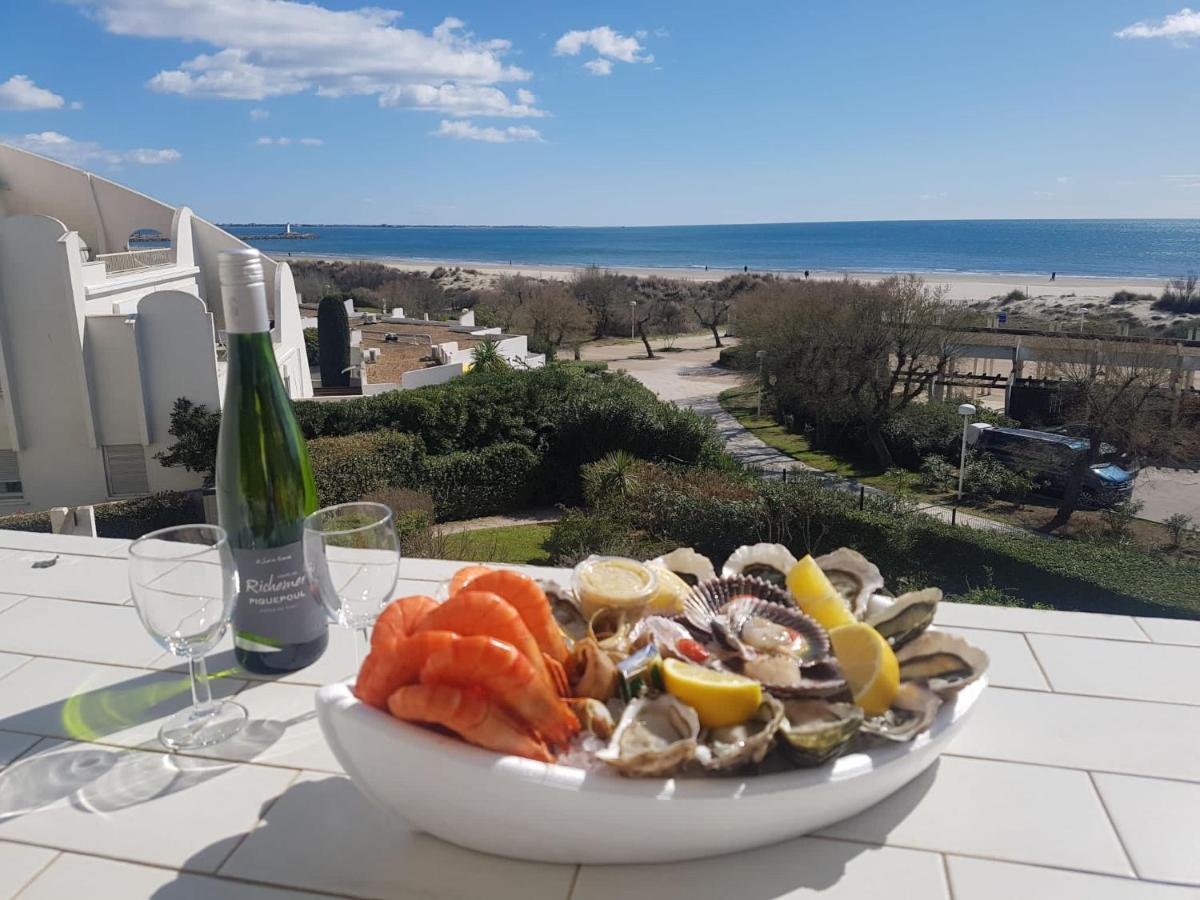 Cnn Ulysse 1 - Appartement Vue Mer Avec Garage La Grande Motte Bagian luar foto